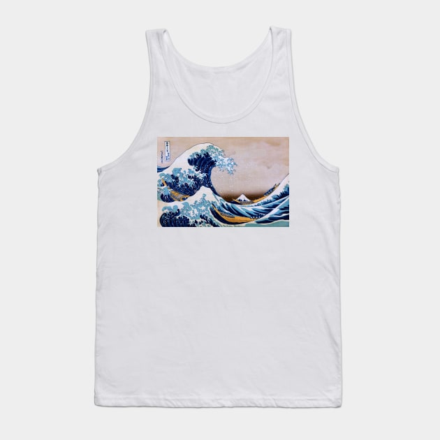 Hokusai Great Wave Off Kanagawa Tank Top by bragova